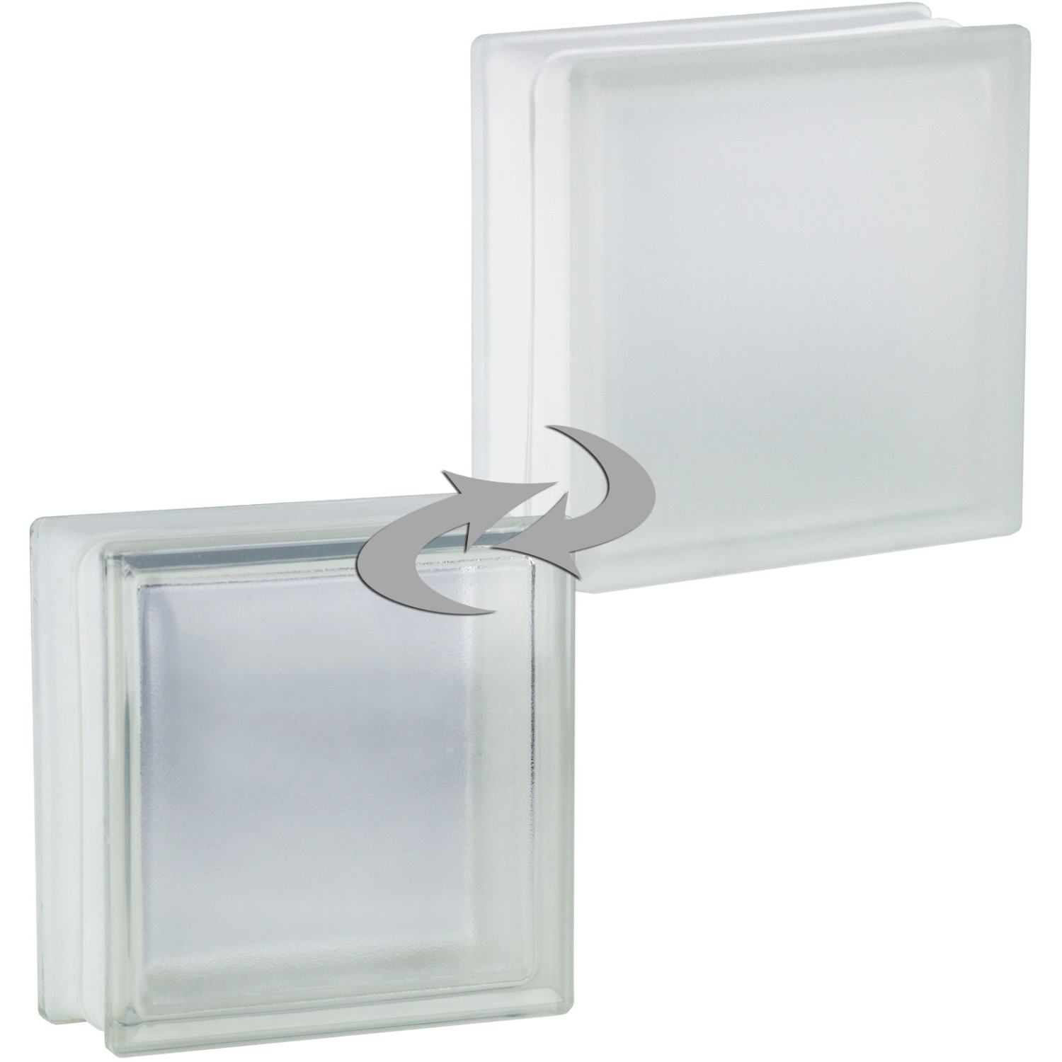 Fuchs Design Luxfera Riva lesklá/mléčné sklo, bílá, 19 x 19 x 8 cm