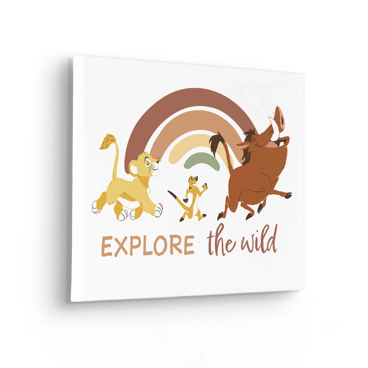 Komar Nástěnný obraz na rámu Disney The Lion King Explore the Wild 30 x 40 cm