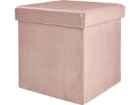 Skládací taburet Blush Bordeaux 38 cm x 38 cm x 38 cm růžový