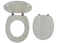 Ferro WC sedátko WC/DUBVELVET, dýhované MDF, kovové závěsy, oválné
