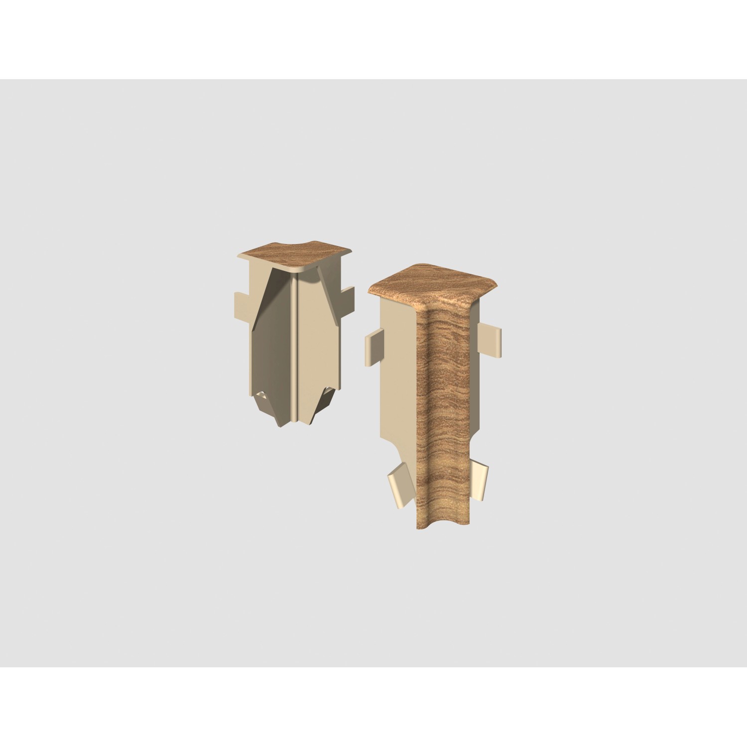 Egger Vnitřní roh pro soklovou lištu CUBICAL dub červenohnědý, 2 ks