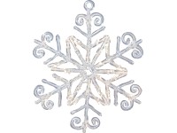 OBI LED sněhová vločka typ 2 akryl 30 cm teplá bílá