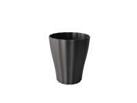 Plastia Obal na orchideje Ola, antracit, pr. 16,5 x 19 cm