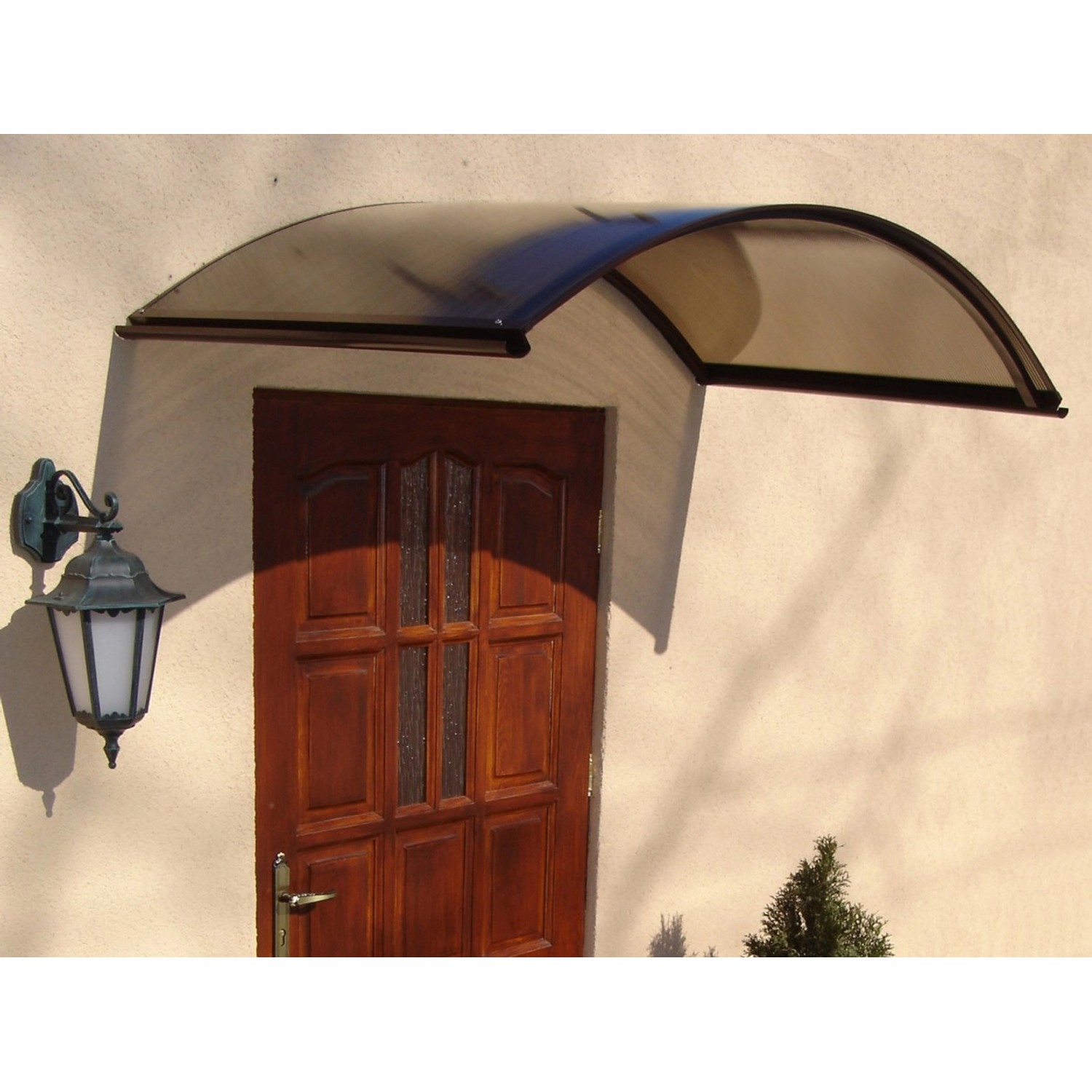 Gutta Stříška vchodová Rondo N hnědá 160 cm x 70 cm