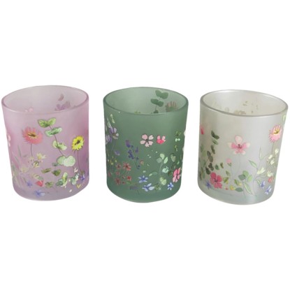 Boltze Svícen jaro 2 různé barvy pr. 7 x 8,3 cm