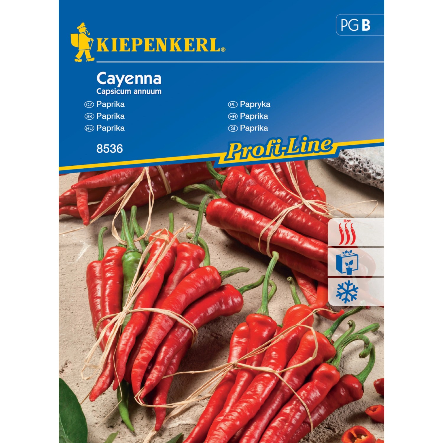 Kiepenkerl Semínka Paprika Cayenna