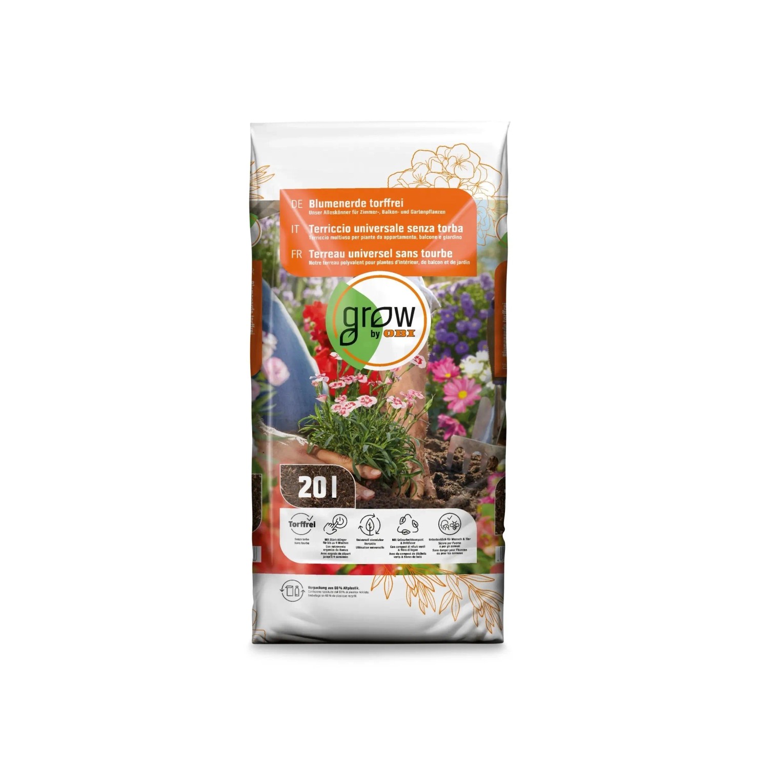 OBI Květinová zemina 20 l