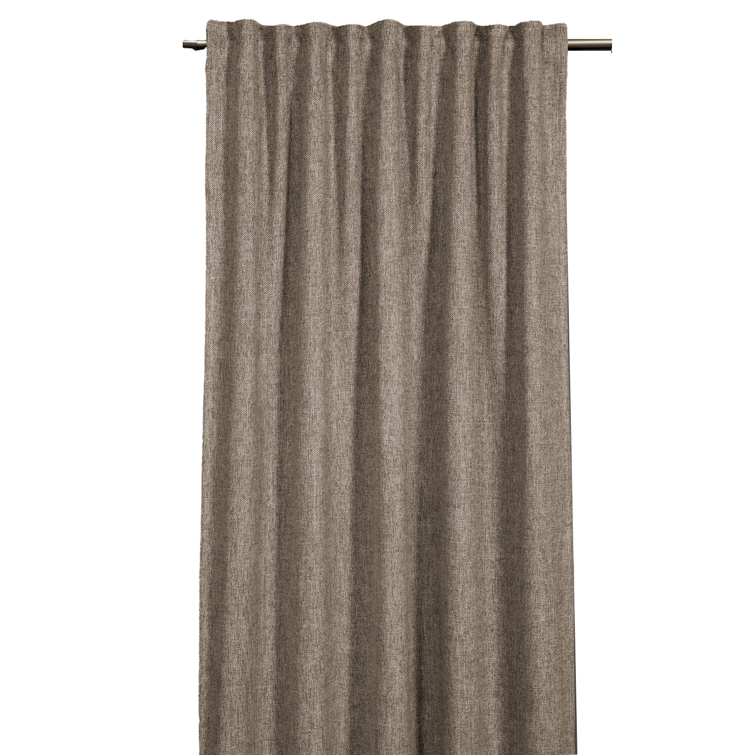 Sehlbach Závěs se skrytými poutky, Dimout fleece, hnědý, 175 x 130 cm