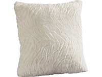 Polštář Flauschi, bílý, 40 x 40 cm