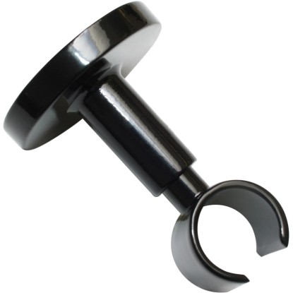 Gardinia Stropní držák Chicago pro průměr 20 mm černý 21 cm x 10 cm
