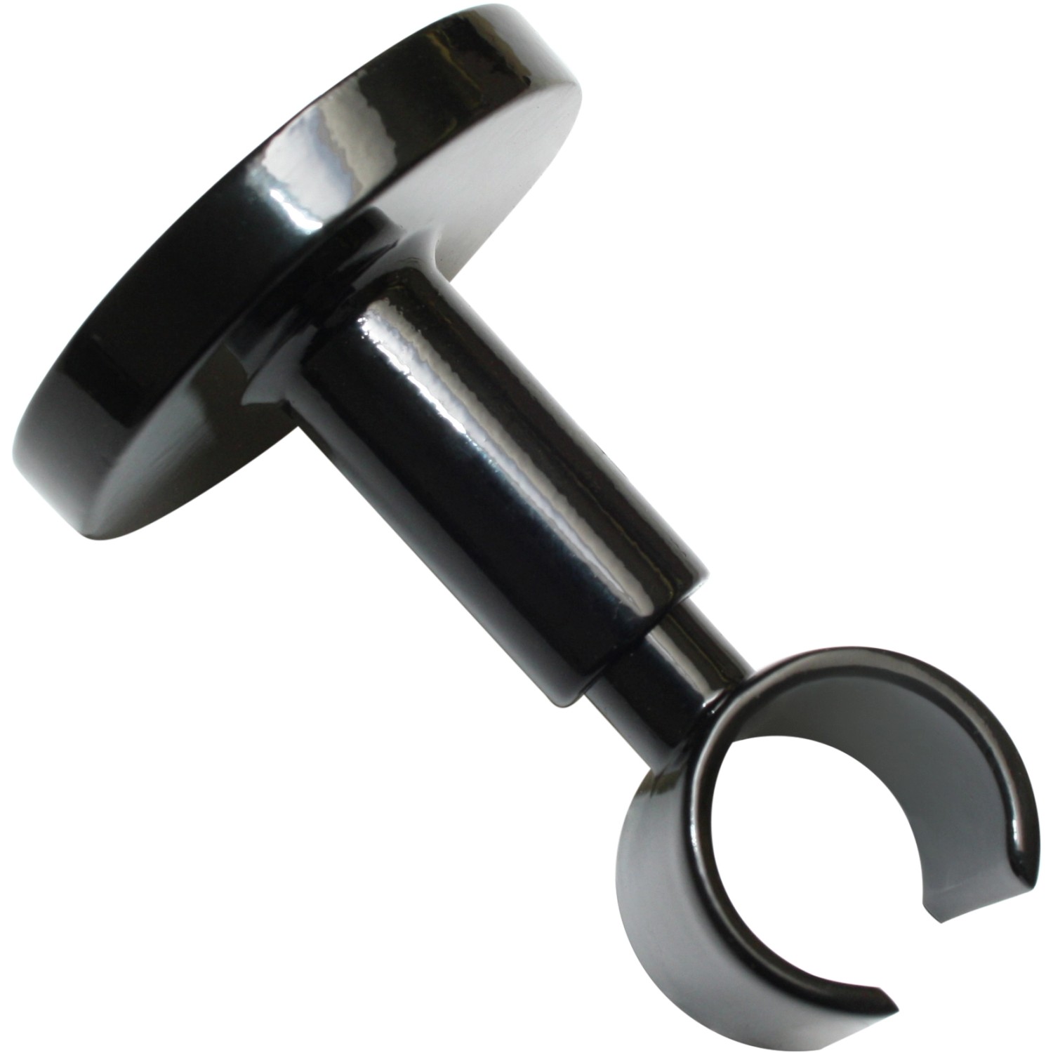 Gardinia Stropní držák Chicago pro průměr 20 mm černý 21 cm x 10 cm