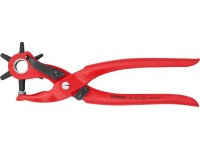 Knipex Revolverové děrovací kleště, červený práškový nástřik, 220 mm