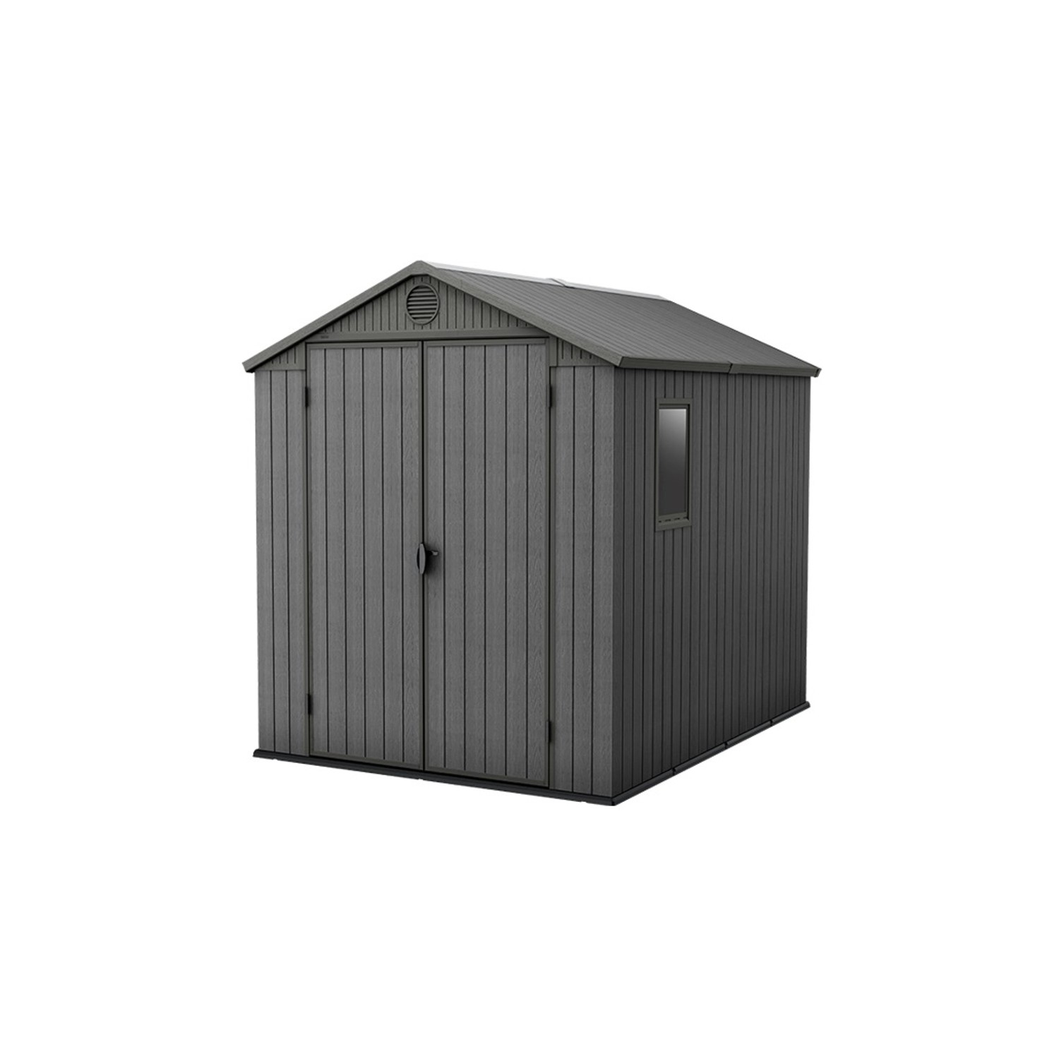 Keter Plastový zahradní domek Darwin 6x8, šedá, 190 x 244 x 221 cm