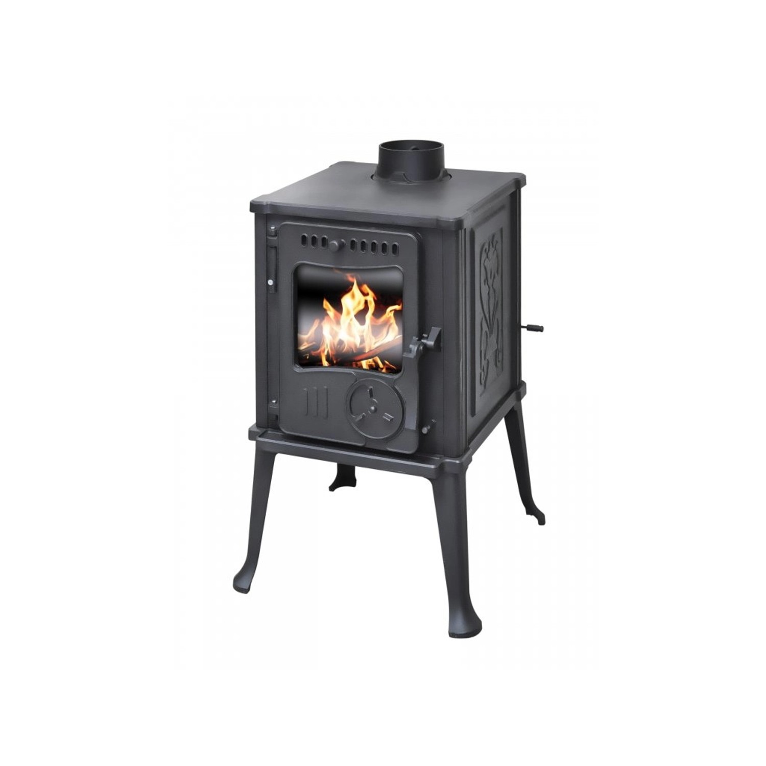 GUČA Krbová kamna ISKRA, 6 kW, 43 x 48,5 x 72,5 cm