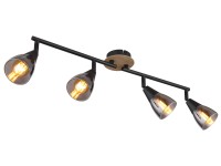 GLOBO Bodové stropní svítidlo MUBBY 4 x E14 max. 25 W, 600 x 100 x 190 mm