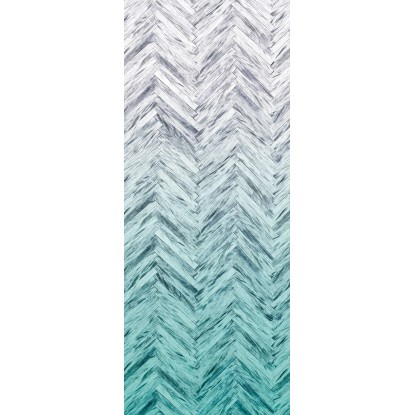 Komar Vliesová fototapeta Herringbone Mint 100 x 250 cm
