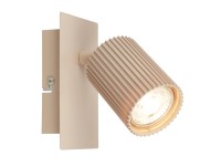 Brilo Bodové světlo IDA béžové 1 x GU10 max. 9 W, 130 x 80 x 90 mm Brilo Bodové světlo IDA béžové 1 x GU10 max. 9 W, 130 x 80 x 90 mm