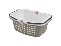 Heidrun Sada košů na prádlo, plast, zelená/tyrkysová, 2x26 l