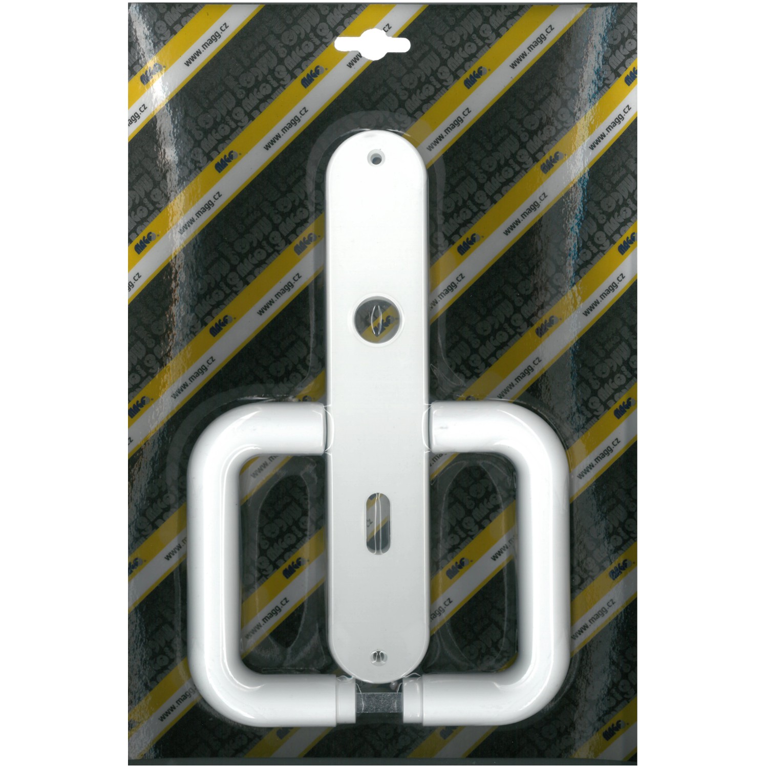 Magg Klika plastová dveřní 72 dozická STANDARD bílá