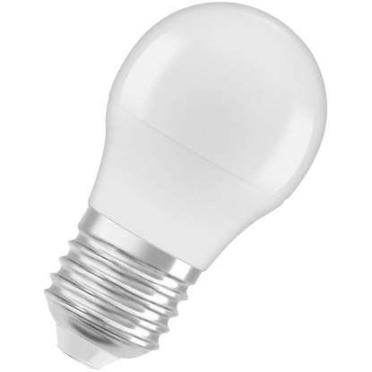 OSRAM LED žárovka Retrofit Classic P40, E27, 4,9 W, 470 lm, 2700 K, opálová