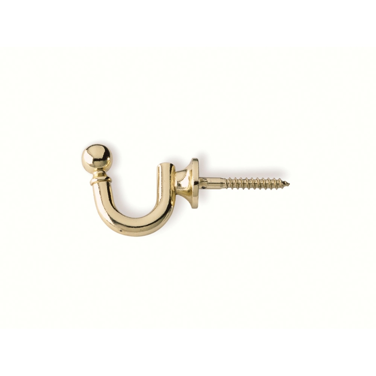 Háček 584 mosazný leštěný 30 mm x 16 mm x 36 mm