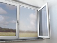 OBI Hliníková síťka dveřní 250 x 120 cm stříbrná