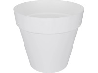 elho Květináč Loft Urban Round s kolečky bílý, pr. 39 x 35 cm