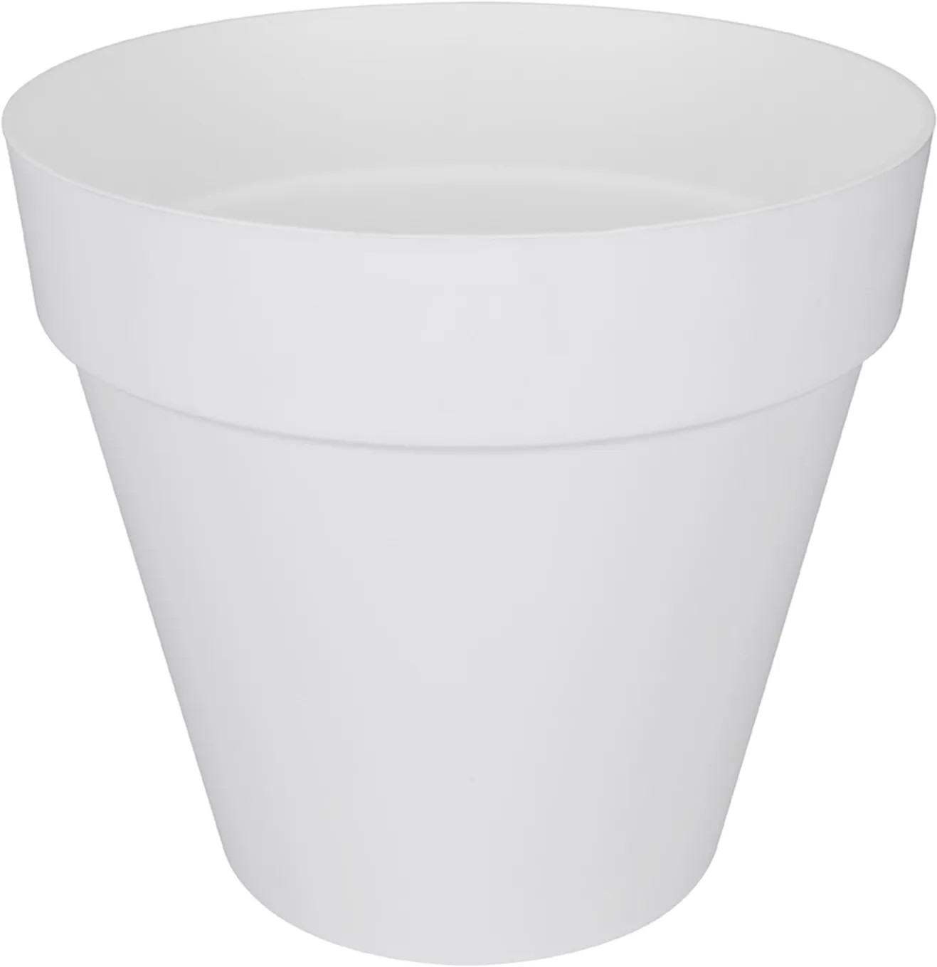 Vaso Elho Loft Urban Round 25 Per Esterno – 24,5 Cm, Giallo/ocra, Con Serbatoio Acqua