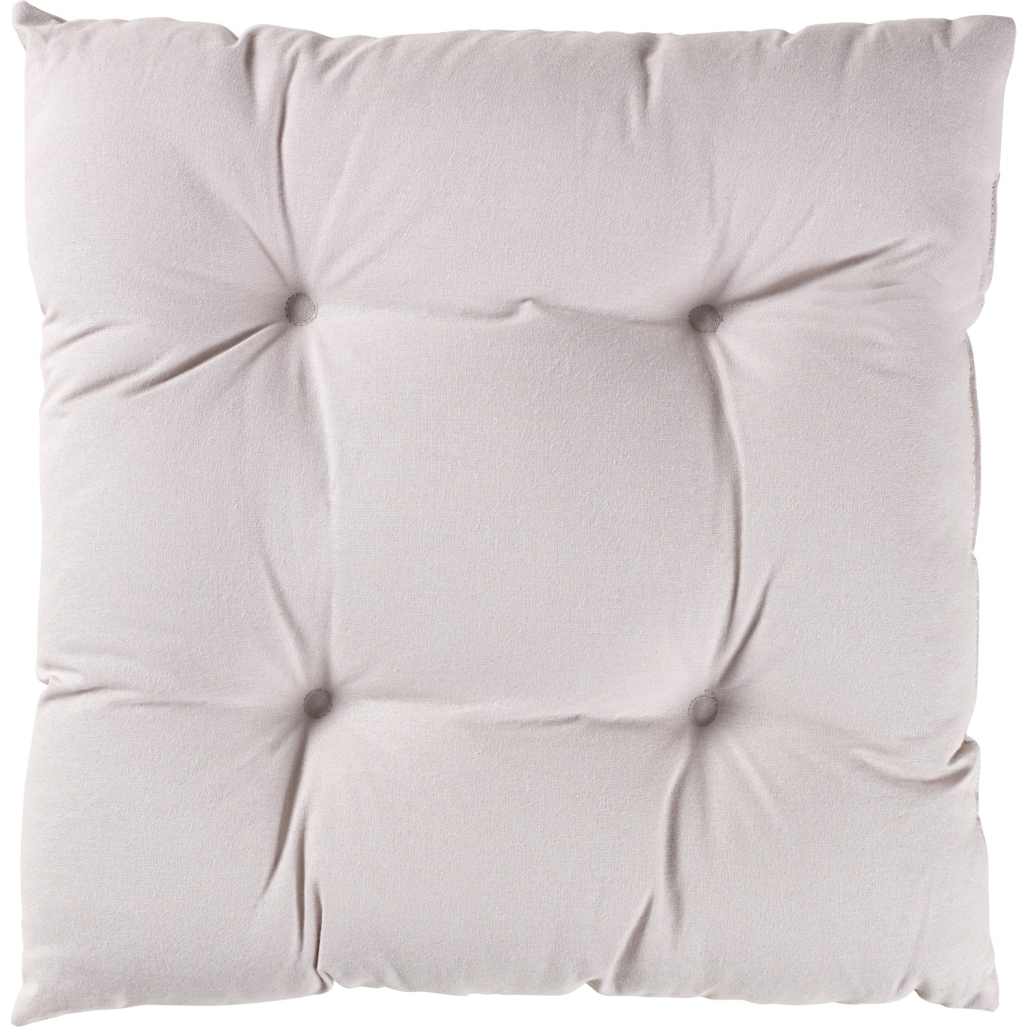 Sedací poduška Uni, světle šedá, 38 x 38 cm