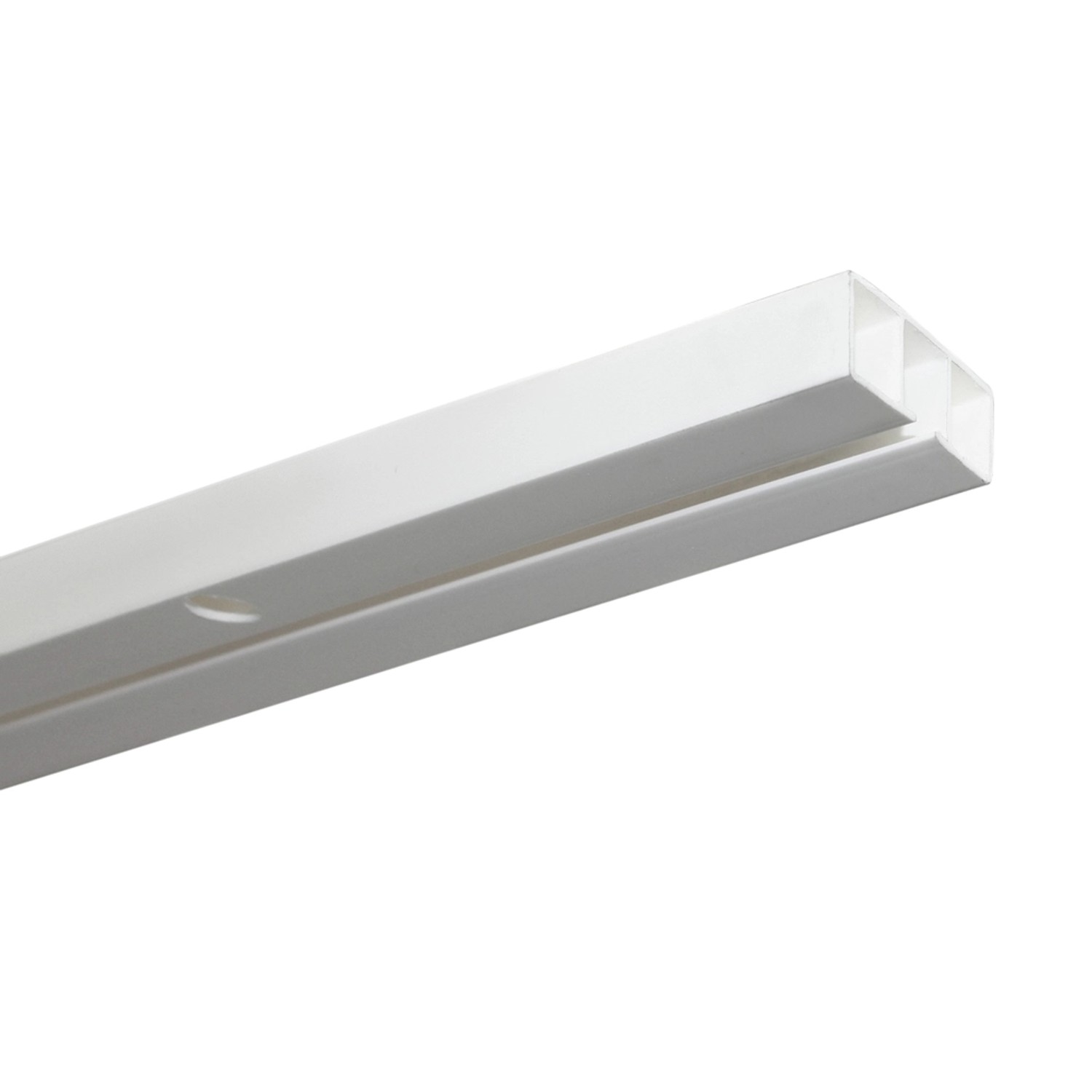 Gardinia Záclonová kolejnička jednodrážková Slim Line bílá 300 cm