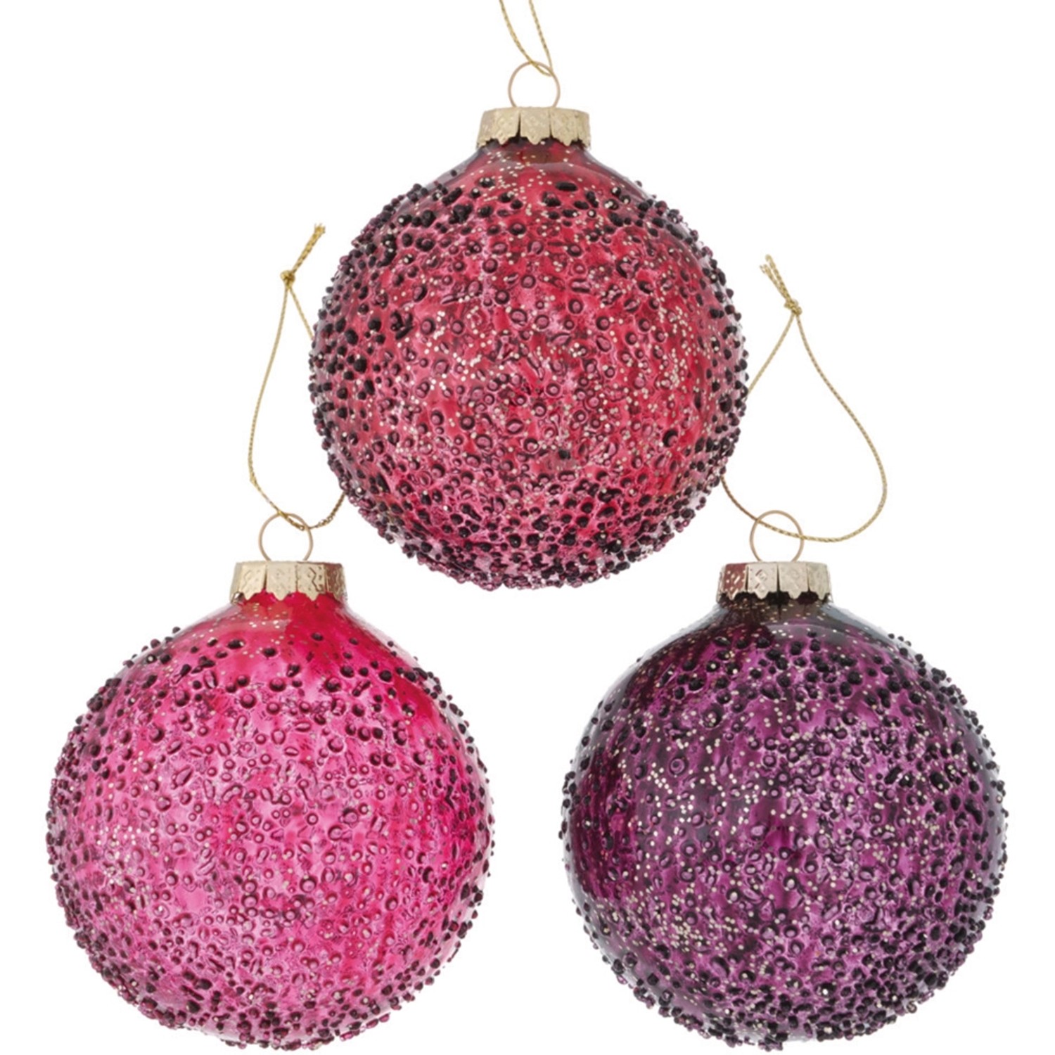 Boltze Home Vánoční koule Hedda ve 3 provedeních