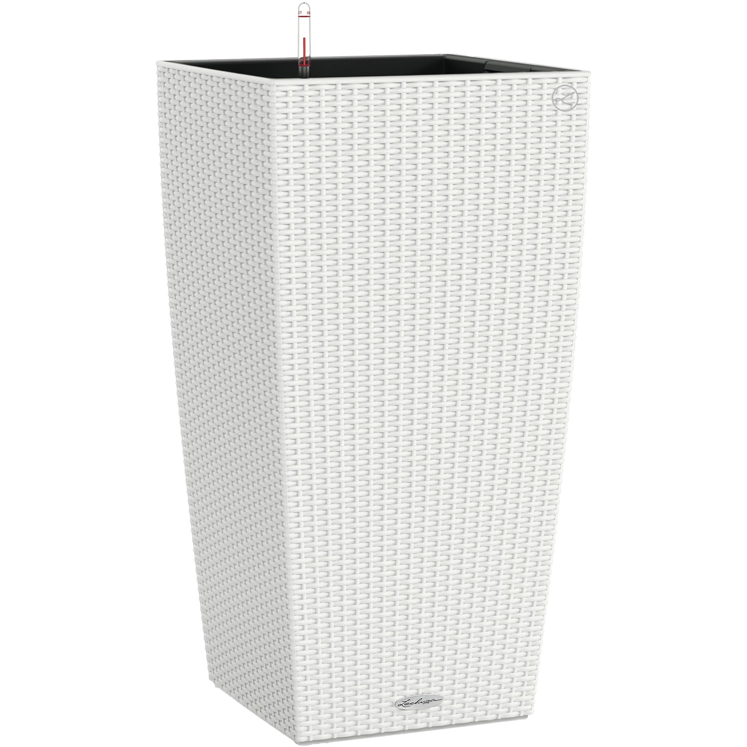 Lechuza Květináč Cubico Cottage 40 bílý, 755 x 395 x 395 mm