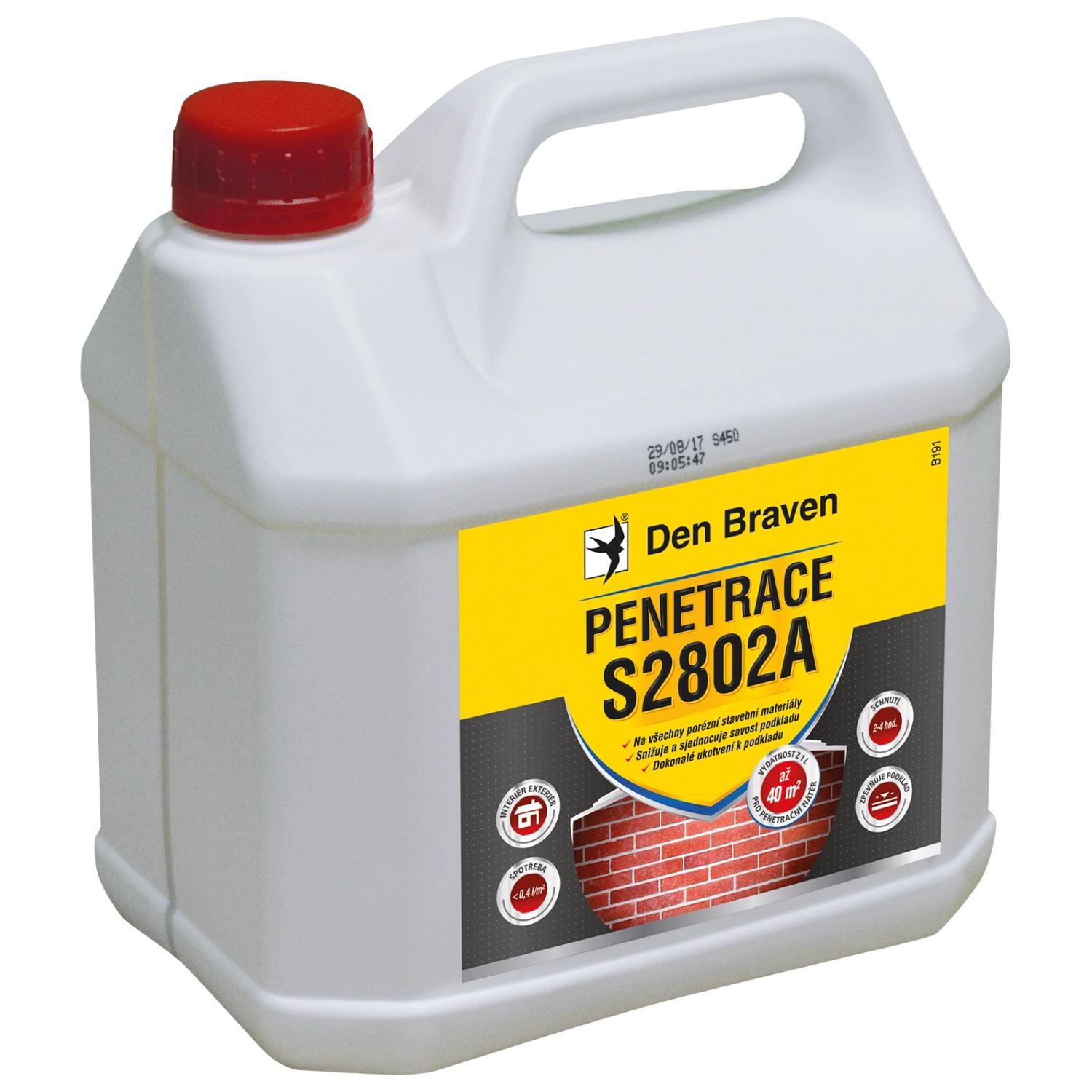 Den Braven Penetrace stavebních podkladů S2802A 3 kg