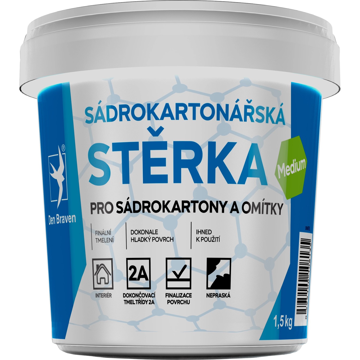 Den Braven Sádrokartonářská stěrka, 1,5 kg