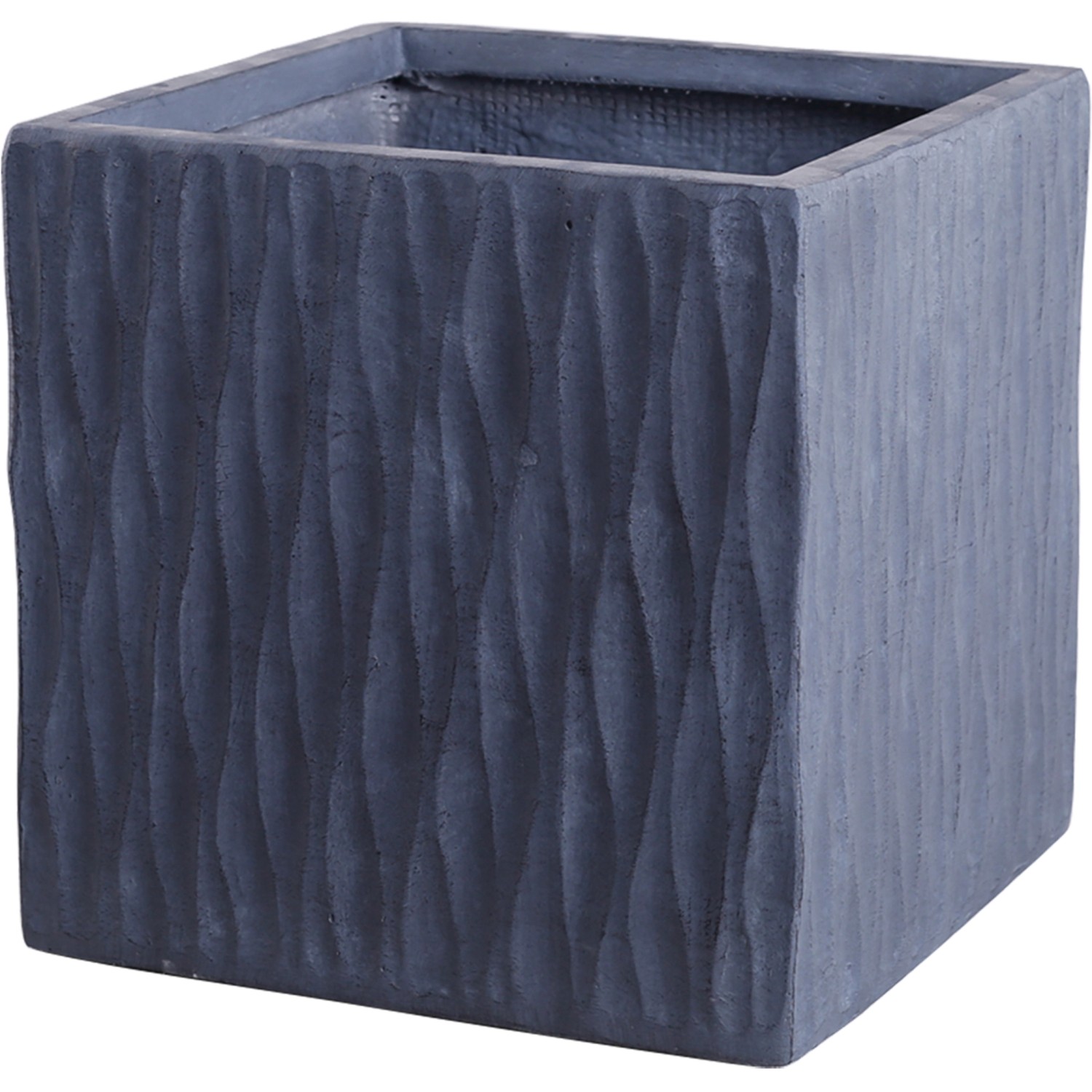 Květináč Rodez 32 cm x 32 cm x 32 cm tmavě šedý