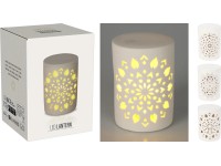 Koopman Porcelánová LED lucerna různé druhy 13,5 x 9,7 cm Koopman Porcelánová LED lucerna různé druhy 13,5 x 9,7 cm