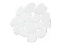 Kleine Wolke Dekorativní kamínky do vany Sassolino bílé 6 ks