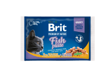 Brit Kapsička pro kočky Premium Cat Pouches Fish Plate 400 g (4x100 g) Brit Kapsička pro kočky Premium Cat Pouches Fish Plate 400 g (4x100 g)