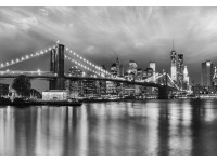 Komar Papírová fototapeta Brooklyn B/W 368 x 254 cm Komar Papírová fototapeta Brooklyn B/W 368 x 254 cm
