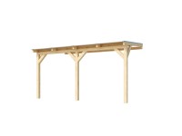 Weka Zastřešení terasy 672 vel. 1, přírodní, 434 x 275 cm