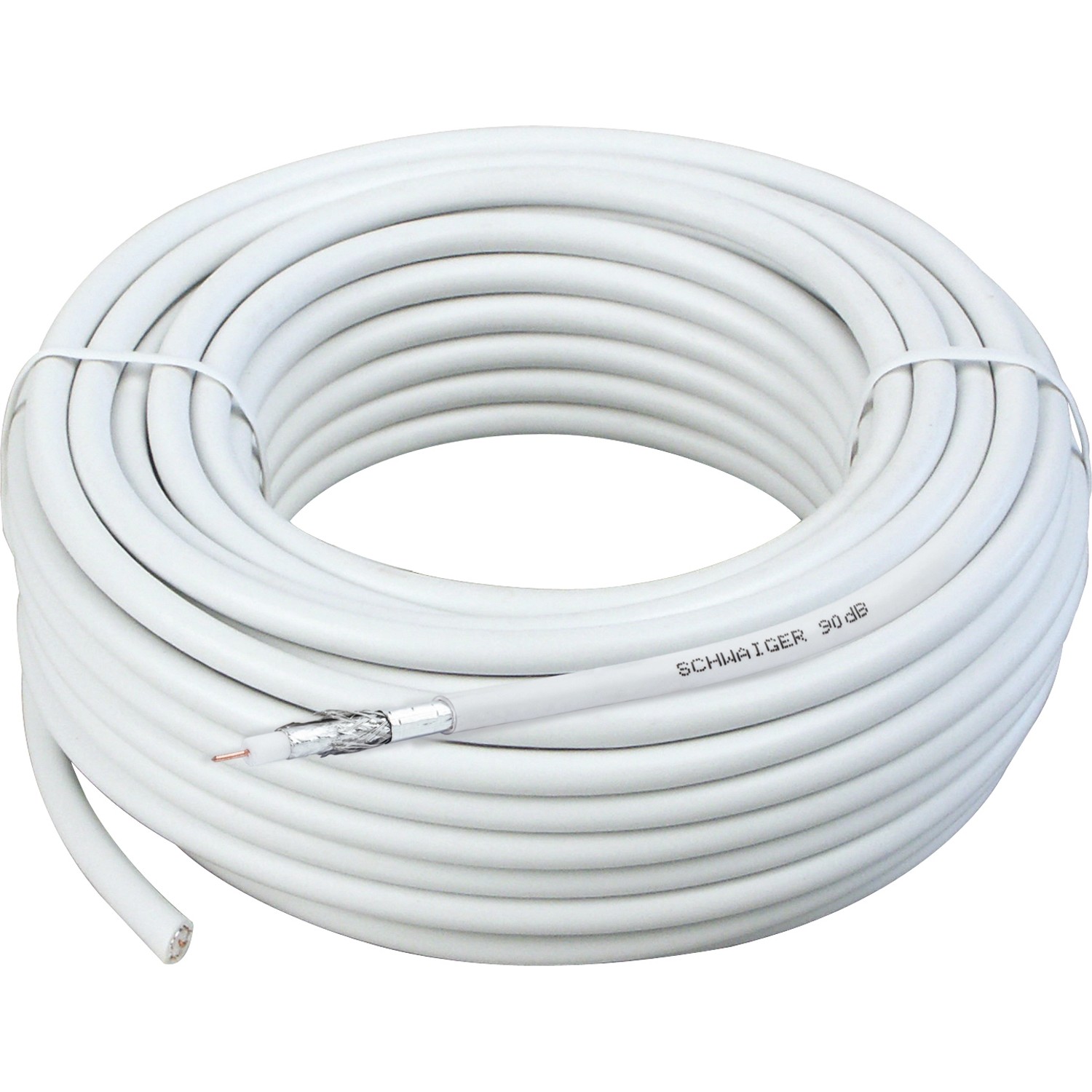 Schwaiger Satelitní koaxiální kabel 90 dB 30 m