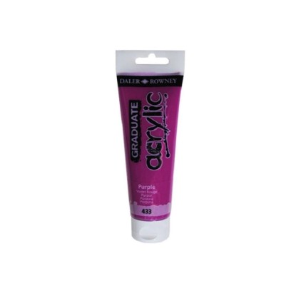 Daler Rowney Akrylová barva GRADUATE purpurová, 120 ml