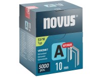 Novus Sponky z jemného drátu Superhard A 53, délka 10 mm, 5000 ks