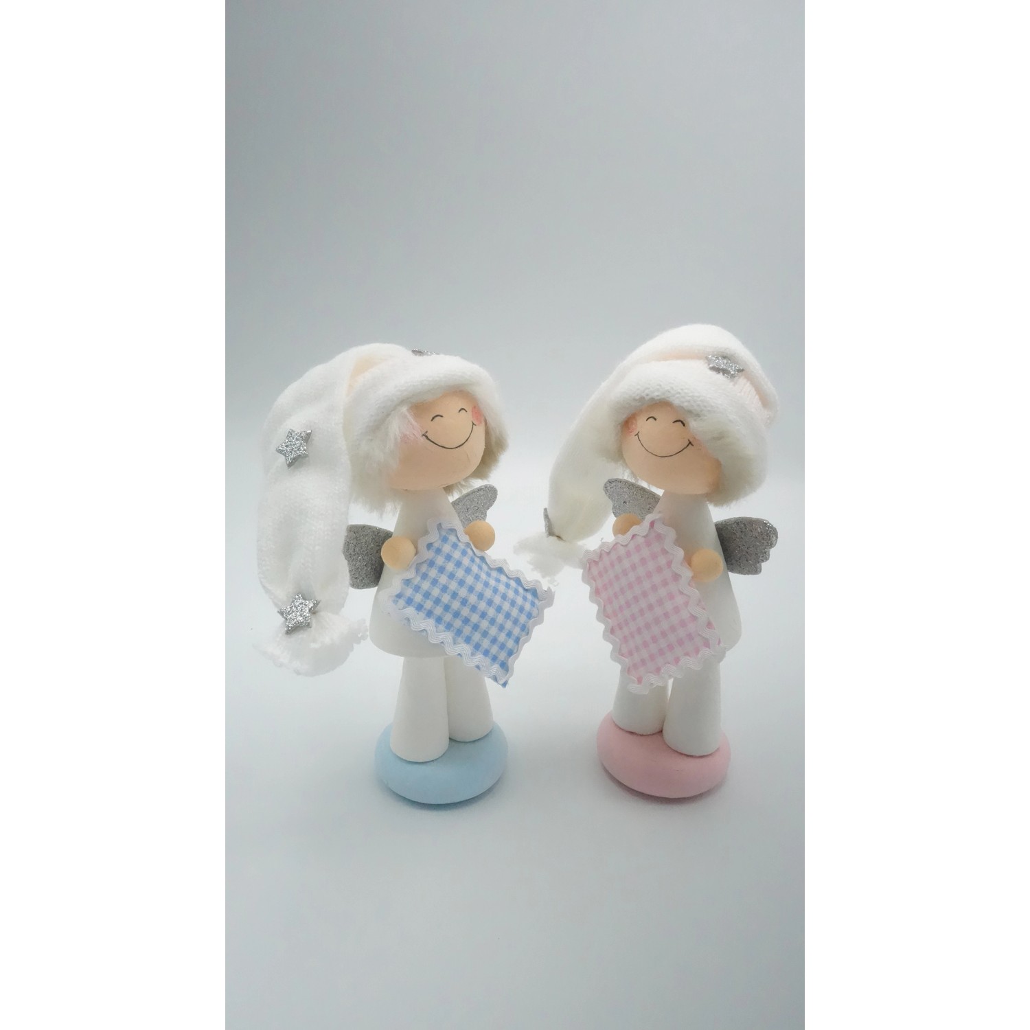 BD-Tova Kreativní sada - andílci s polštářkem, 18 cm, 2 ks