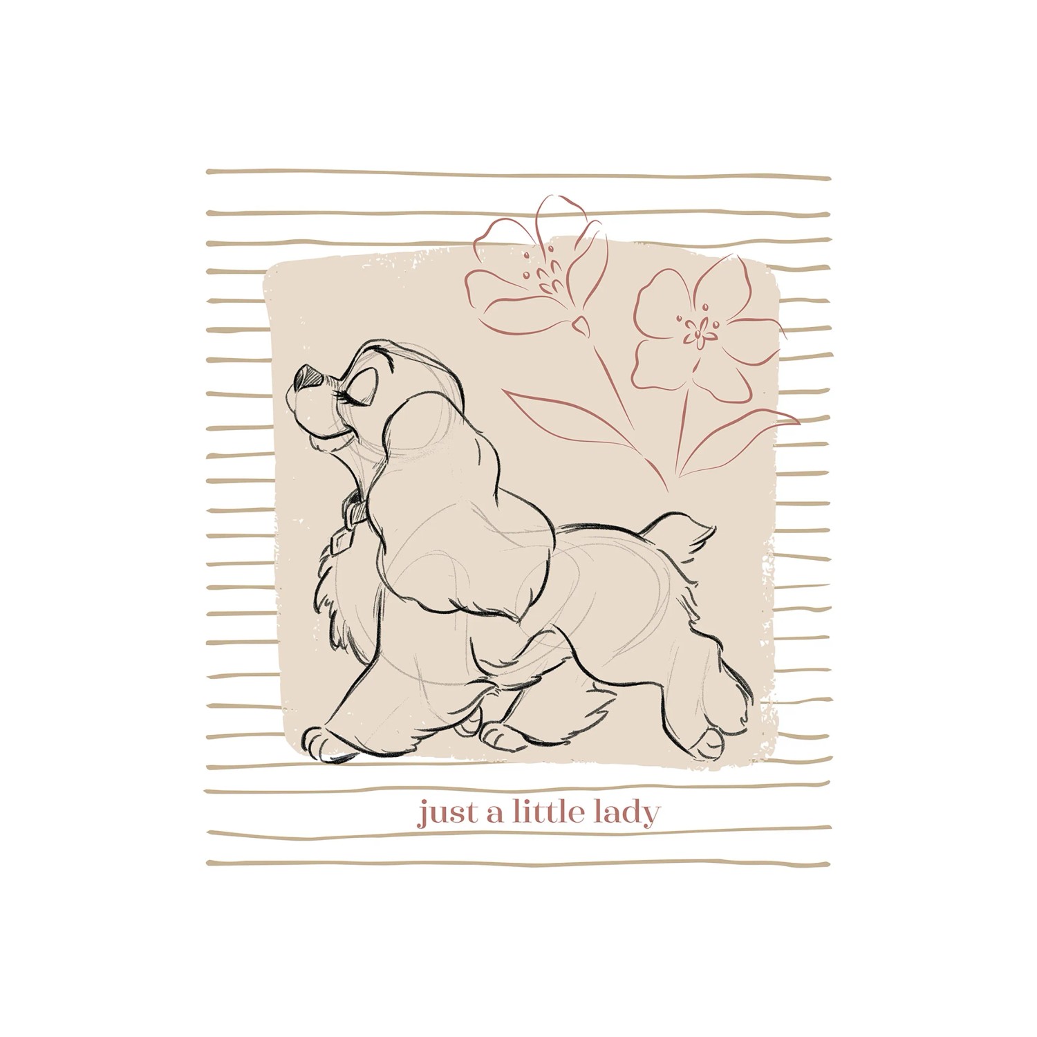 Komar Plakát Disney Lady and the Tramp Just a Little Lady 30 x 40 cm