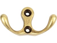 Hettich Nástěnný háček na kabáty Classic 8, zinek pomosazený b., 58 x 31 x 29 mm