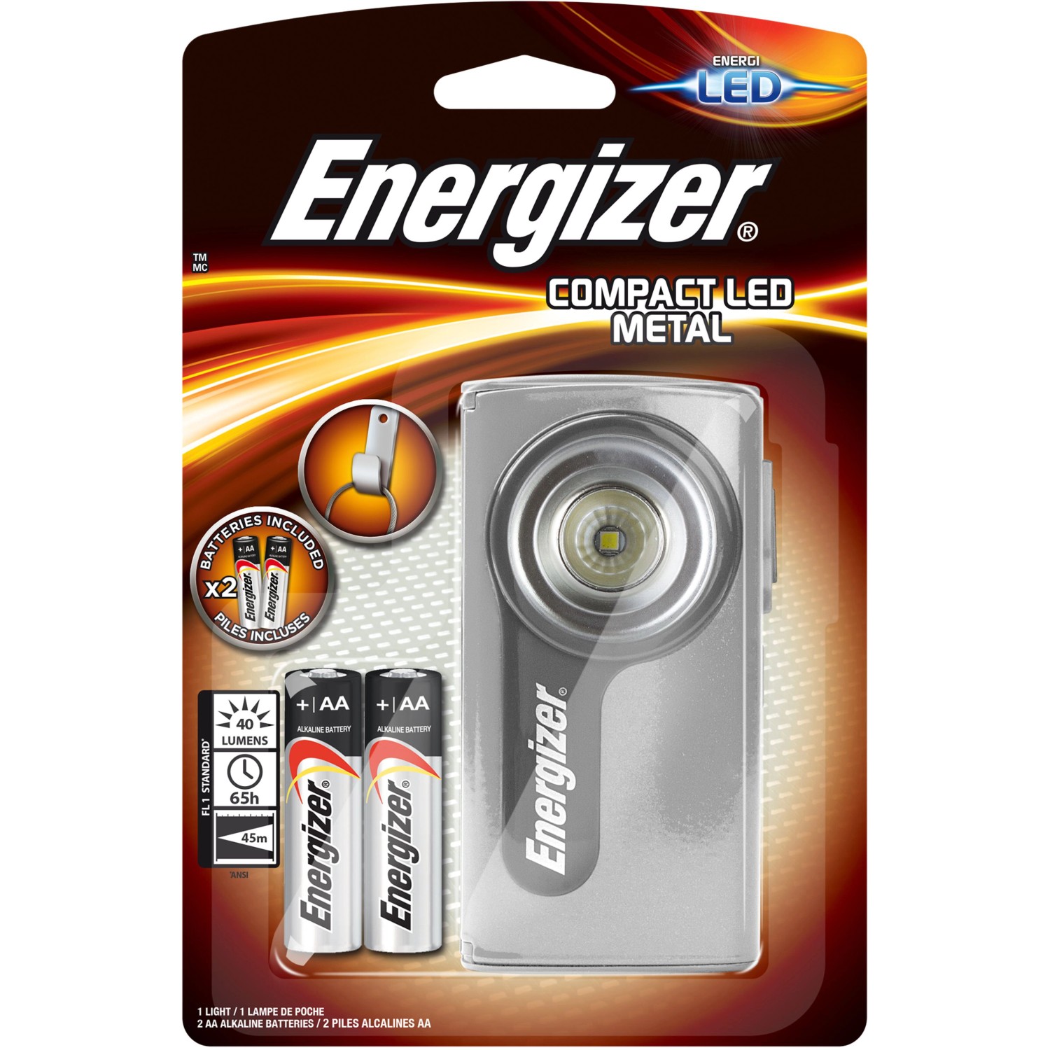 Energizer Kapesní svítilna Compact LED AA 40 lumenů