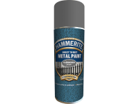 Hammerite Přímo na rez barva na železné kovy ve spreji hladká stříbrná 400 ml