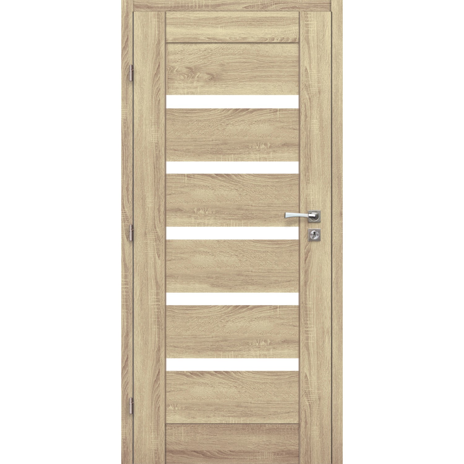Voster Rámové falcové interiérové dveře ETNA 10, 3D fólie, dub Sonoma, 70 L