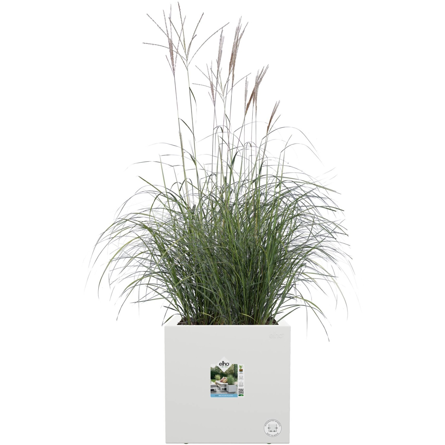 elho Květináč Vivo Next Quadrat bílý, 40 x 38 x 39 cm